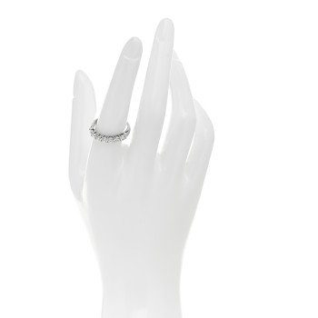 TIFFANY Platinum Diamond .95ctw Embrace Band Ring 56 7.5