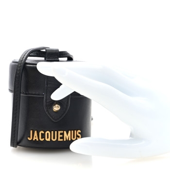 JACQUEMUS Smooth Calfskin Le Vanity Black