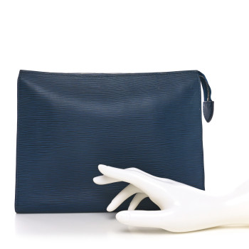 LOUIS VUITTON Epi Toiletry Pouch 26 Indigo