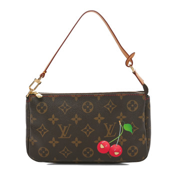 LOUIS VUITTON Monogram Cerises Pochette Accessories