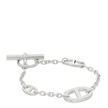 HERMES Sterling Silver Farandole Bracelet ST