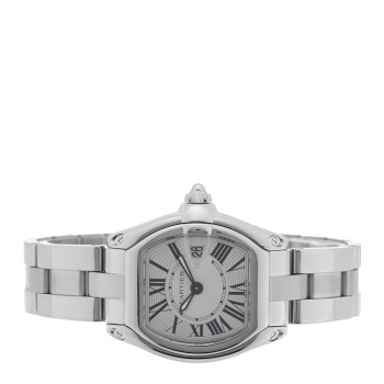 CARTIER Stainless Steel 31mm Roadster Quartz Watch