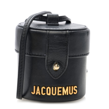 JACQUEMUS Smooth Calfskin Le Vanity Black