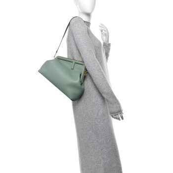 FENDI Shiny Nappa Medium Fendi First Menta