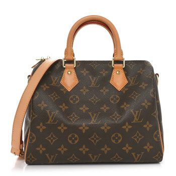 LOUIS VUITTON Monogram Speedy Bandouliere 25