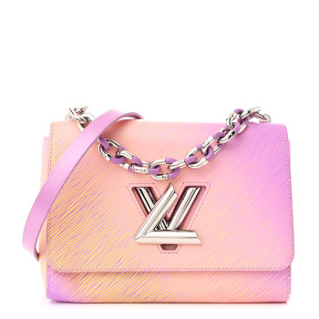 LOUIS VUITTON Epi Twist Shoulder Bag MM Gradient Orange