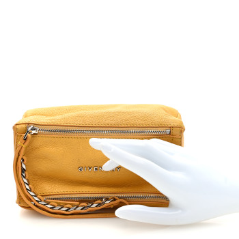 GIVENCHY Sugar Goatskin Pandora Wristlet Honeycomb