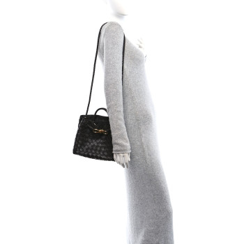 BOTTEGA VENETA Nappa Intrecciato Small Andiamo Shoulder Bag Fondant