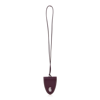 GOYARD Calfskin Bag Clip Bordeaux