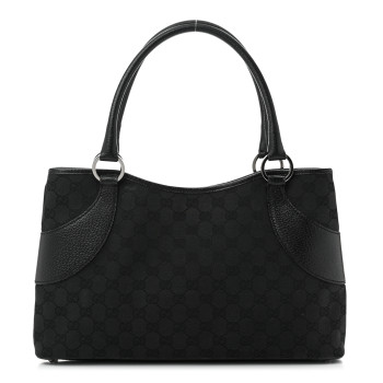 GUCCI Monogram Shoulder Bag Black