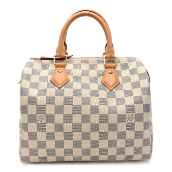 LOUIS VUITTON Damier Azur Speedy 25