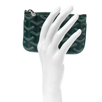 GOYARD Goyardine Nano Senat Key Pouch Green