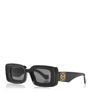 LOEWE Acetate Rectangular Sunglasses LW40101I Black
