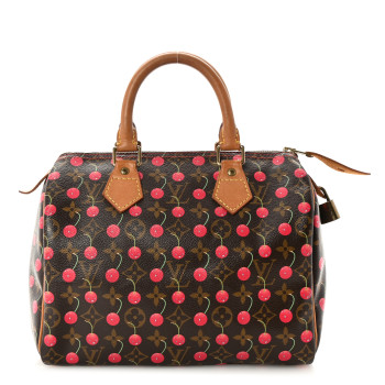 LOUIS VUITTON Monogram Cerises Speedy 25