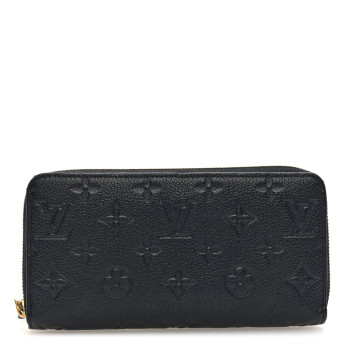 LOUIS VUITTON Empreinte Zippy Wallet Black