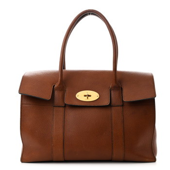 MULBERRY Classic Grain Calfskin Bayswater Oak