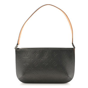 LOUIS VUITTON Mat Monogram Fowler Black