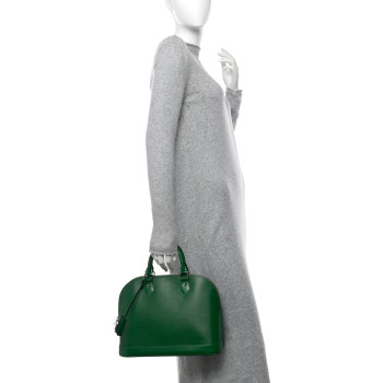 LOUIS VUITTON Epi Alma PM Menthe