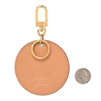 LOUIS VUITTON Jacquard Since 1854 Bag Charm Key Holder Blue LOUIS VUITTON Jacquard Since 1854 Bag Charm Key Holder Blue