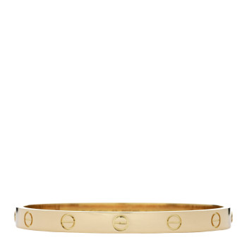 CARTIER 18K Yellow Gold LOVE Bracelet 17