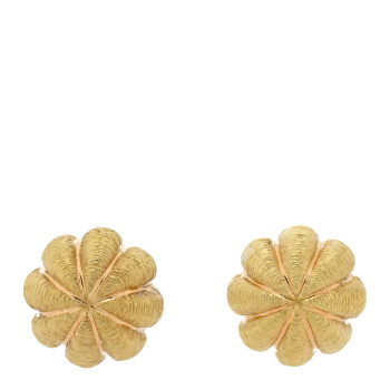 TIFFANY 18K Yellow Gold Sea Urchin Earrings