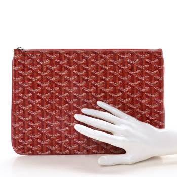 GOYARD Goyardine Senat Pochette MM Red