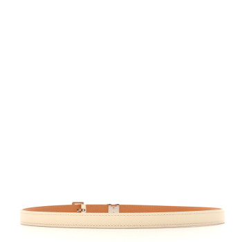 HERMES Epsom 15mm Pop H Belt 75 30 Craie
