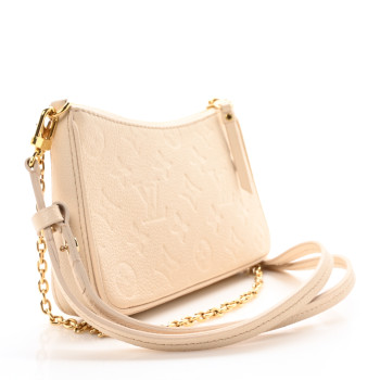 LOUIS VUITTON Empreinte Easy Pouch On Strap Cream