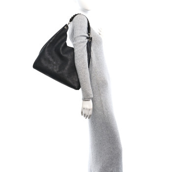 LOUIS VUITTON Mahina Carmel Hobo Black