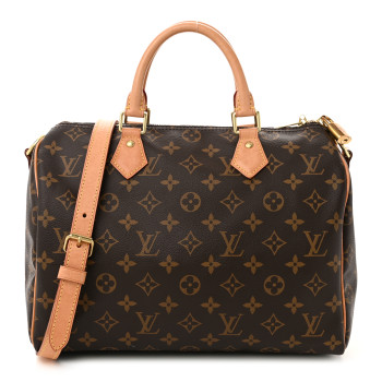 LOUIS VUITTON Monogram Speedy Bandouliere 30