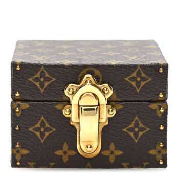 LOUIS VUITTON Monogram Ring Box Mini Trunk Case