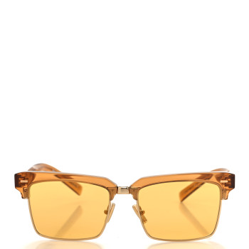 MIU MIU Acetate Square SMU10Z Sunglasses Transparent Caramel
