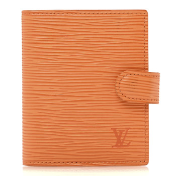 LOUIS VUITTON Epi Mini Agenda Mandarin