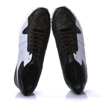 LOUIS VUITTON Monogram Mix Mens Run Away Sneakers 10 Ebene