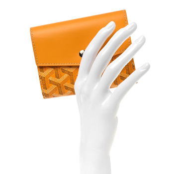 GOYARD Goyardine Saint-Gabriel Compact Wallet Yellow