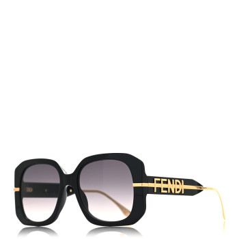 FENDI Acetate Fendigraphy Sunglasses FE40065I Black