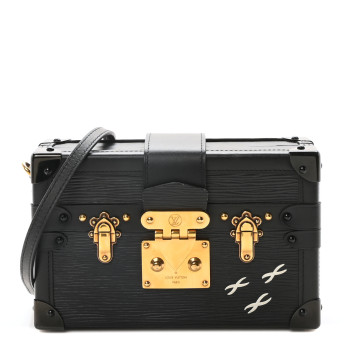 LOUIS VUITTON Epi Petite Malle Black