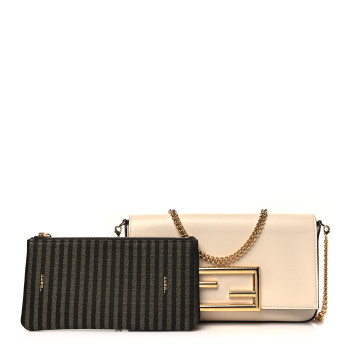 FENDI Vitello Palmellato Wallet on Chain with Pouches Camelia