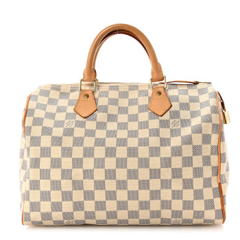 LOUIS VUITTON Damier Azur Speedy 30