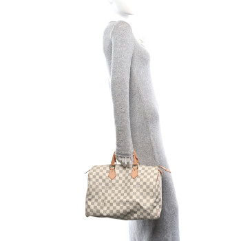 LOUIS VUITTON Damier Azur Speedy 35