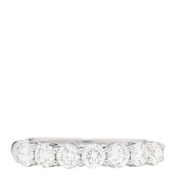 TIFFANY Platinum Diamond .95ctw Embrace Band Ring 56 7.5