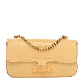 CELINE Lizard Mini Triomphe Pollen