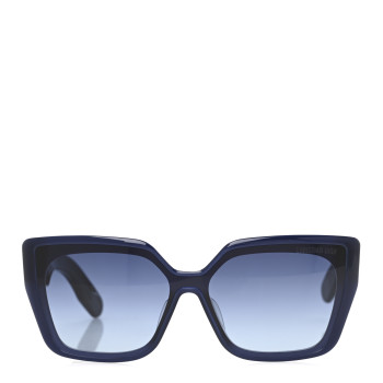 CHRISTIAN DIOR Acetate Cannage Lady 95.22 S2F Sunglasses Blue