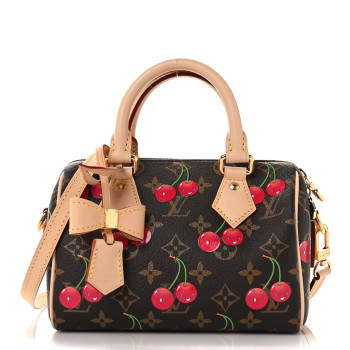 LOUIS VUITTON LV X TM Monogram Cerises Speedy Bandouliere 20
