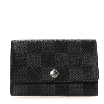 LOUIS VUITTON Damier Graphite Multicles 6 Key Holder