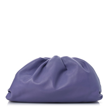 BOTTEGA VENETA Smooth Butter Calf The Pouch Oversized Clutch Lavender