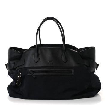 THE ROW Nylon Margaux 17 Inside-Out Black