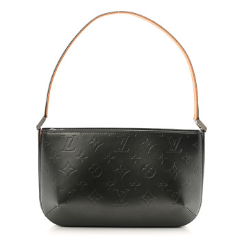 LOUIS VUITTON Mat Monogram Fowler Black