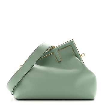 FENDI Shiny Nappa Medium Fendi First Menta
