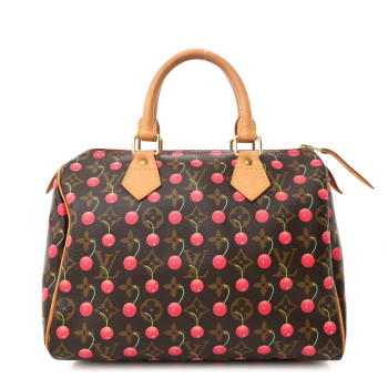 LOUIS VUITTON Monogram Cerises Speedy 25